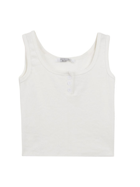 Moderna ženska majica bez rukava s gumbima i četvrtastim izrezom - četiri boje