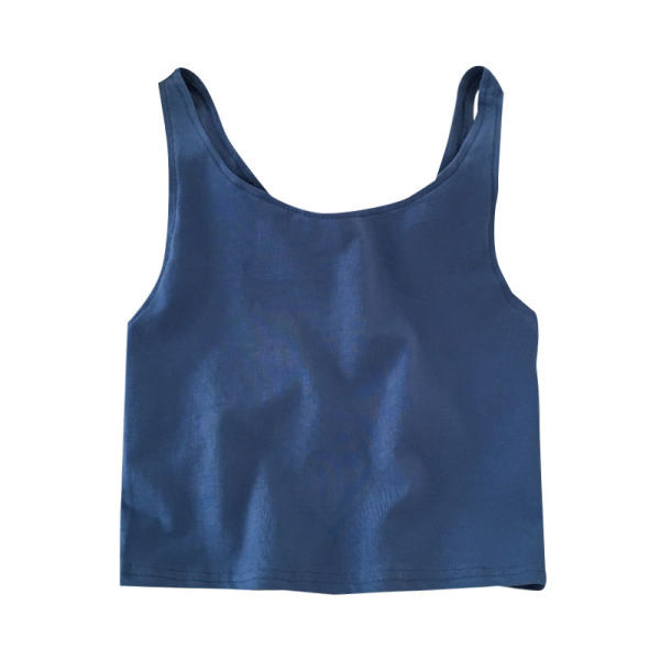 Maieu scurt de damă cu bretele în trei culori