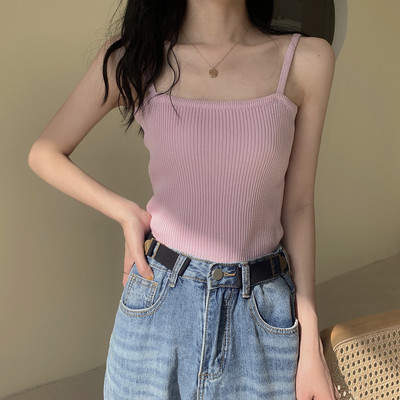 Maieu de damă din catifea cu bretele subțiri în diferite culori