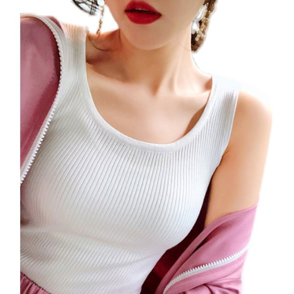 Maieu curat de damă, model nou, cu decolteu rotund