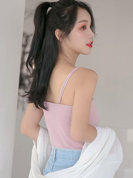 Maieu de damă din catifea cu bretele în diferite culori