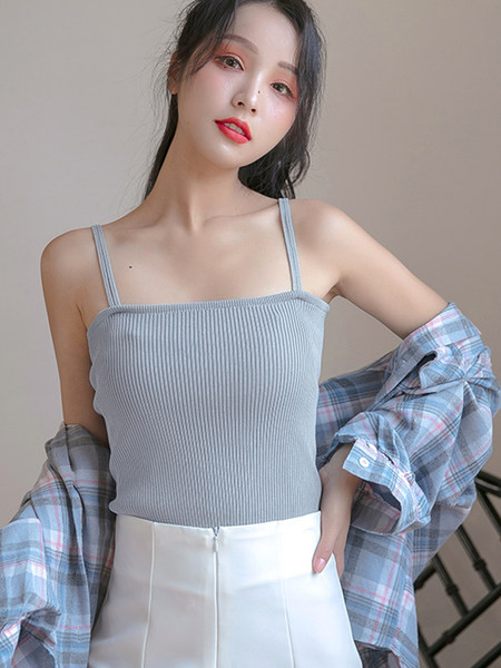 Maieu de damă din catifea cu bretele în diferite culori