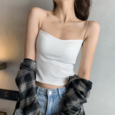 Maieu casual dama cu bretele subtiri - model montat