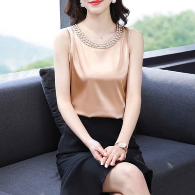 Maieu modern de damă cu perle și pietre