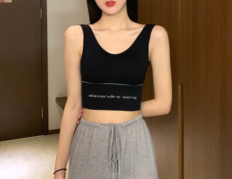 Maieu scurt sport, zilnic, cu inscripție și căptușeală