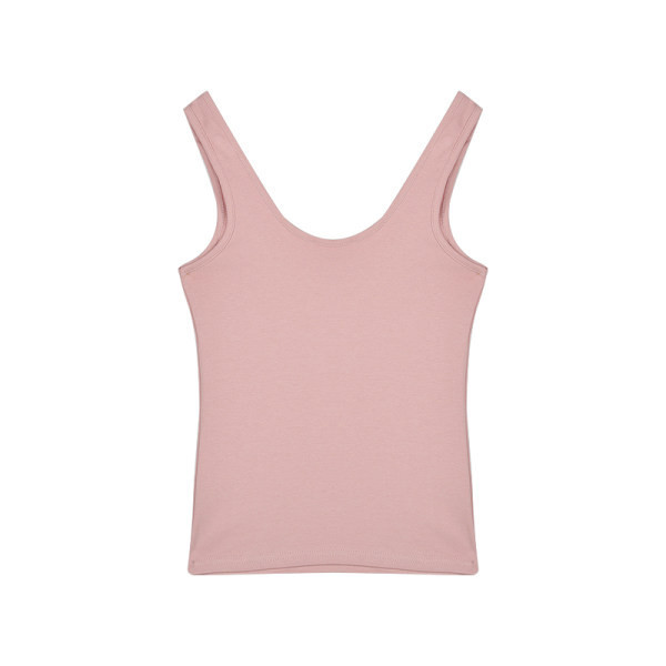 Γυναικεία αμάνικι μπλούζα με φαρδύ τιραντάκι