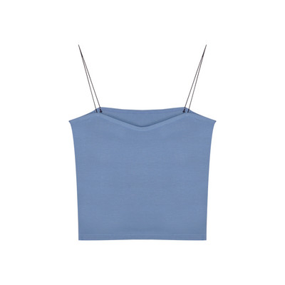 Μοντέρνο γυναικείο φανελάκι απλό μοντέλο με λεπτά τιραντάκια