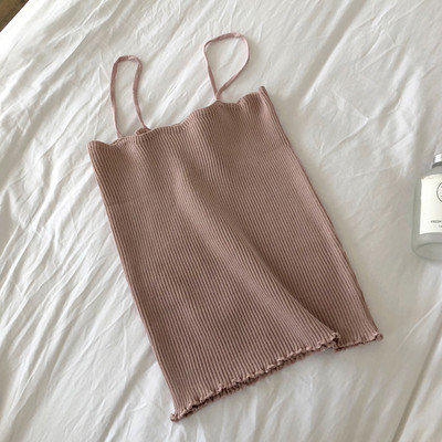 Maieu curat dama cu bretele subtiri - in mai multe culori