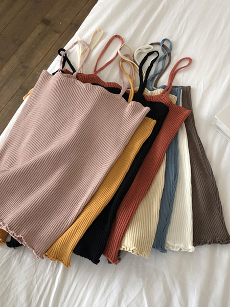 Maieu curat dama cu bretele subtiri - in mai multe culori