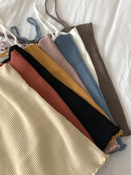 Maieu curat dama cu bretele subtiri - in mai multe culori