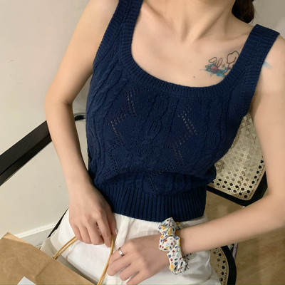 Maieu de damă tricotat cu legături la spate