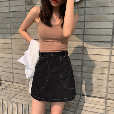 Γυναικείο καθημερινό μοντέρνο αμάνικο με λεπτά τιραντάκια 