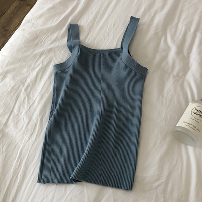 Top de damă simplu, cu decolteu pătrat