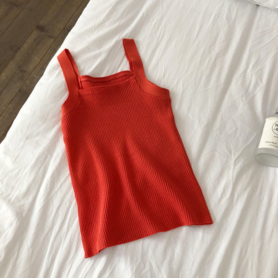 Top de damă simplu, cu decolteu pătrat