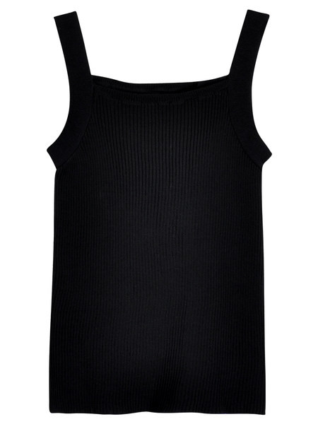 Top de damă simplu, cu decolteu pătrat