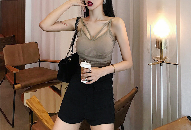 Maieu modern de dama cu bretele subtiri - mai multe culori