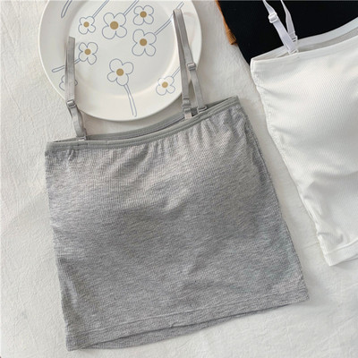 Maiou curat de damă, model nou, cu bretele subțiri