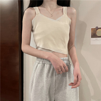 Maieu scurt cu transfer de la tricotat subțire