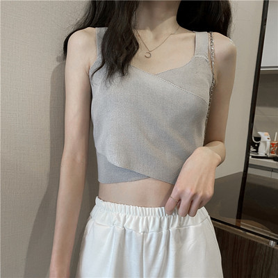 Maieu scurt cu transfer de la tricotat subțire