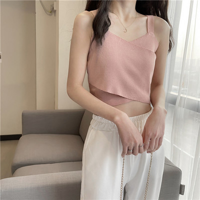 Maieu scurt cu transfer de la tricotat subțire