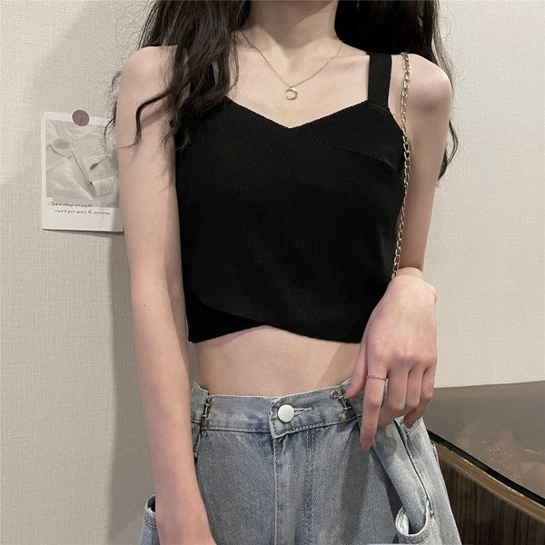 Maieu scurt cu transfer de la tricotat subțire