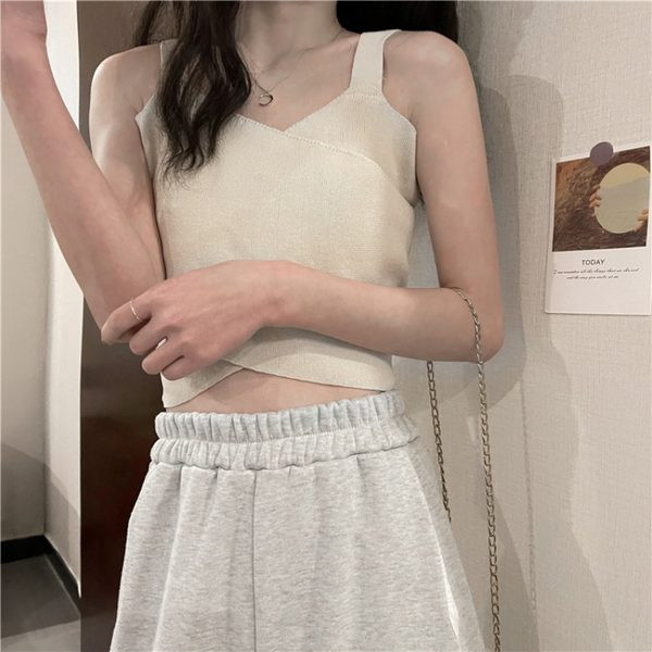 Maieu scurt cu transfer de la tricotat subțire