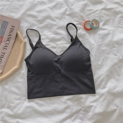 Bustiera dama la moda cu bretele subtiri -mai multe culori