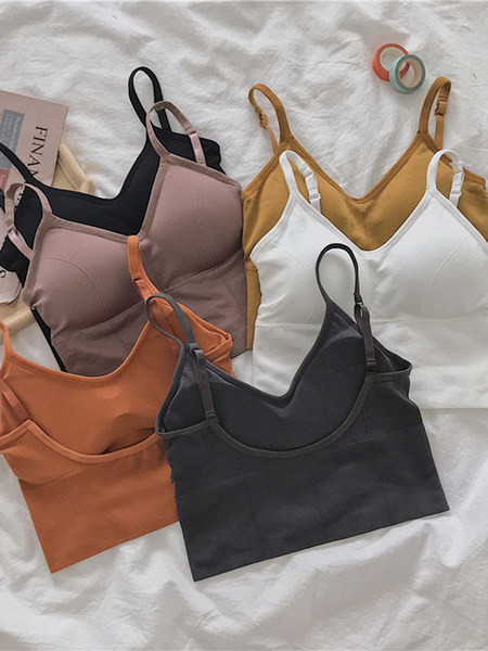 Bustiera dama la moda cu bretele subtiri -mai multe culori