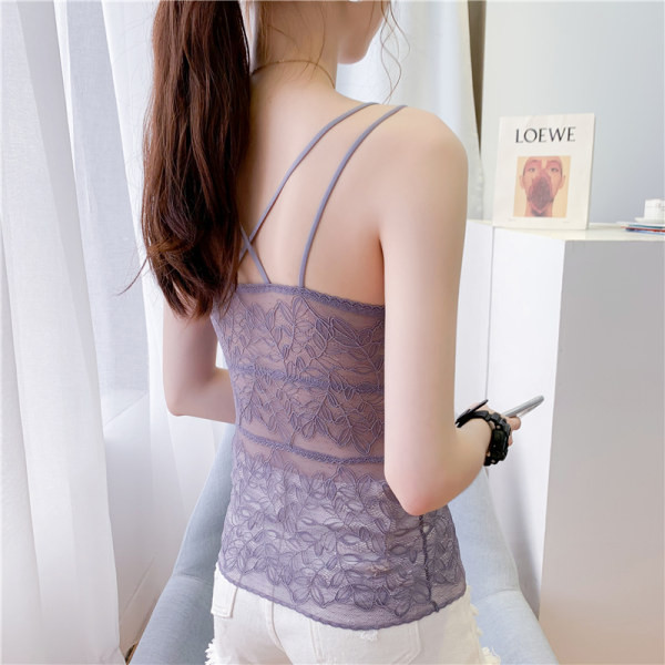 Bustiera dama din dantela - cu bretele subtiri