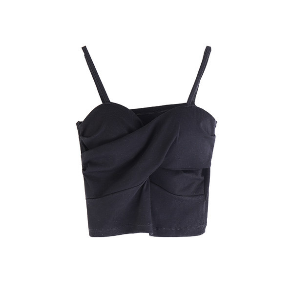 Maieu casual dama cu bretele subtiri