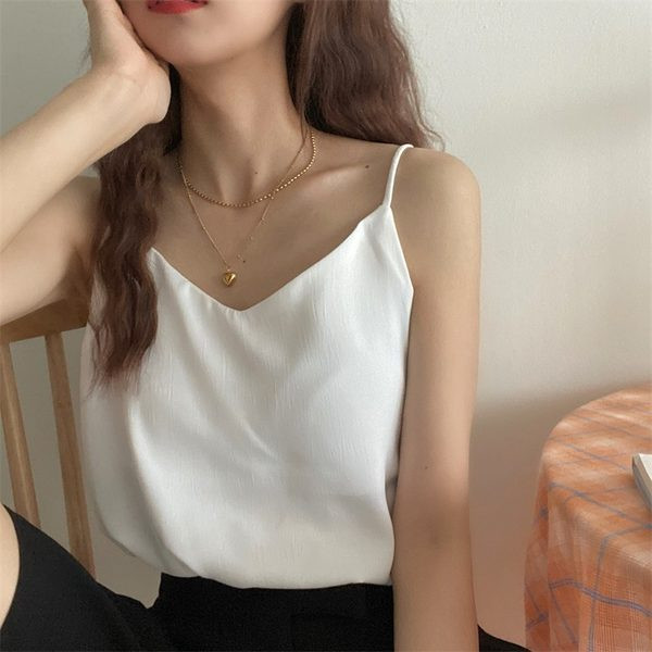 Maieu lat de damă cu bretele subțiri în trei culori