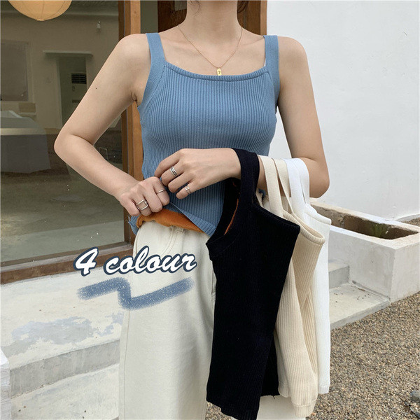 Maieu de damă din catifea cu bretele largi și decolteu pătrat