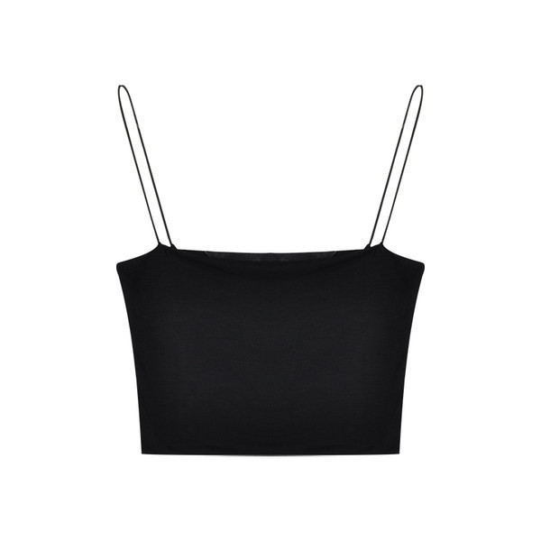 Maieu scurt de dama cu bretele subtiri in mai multe culori