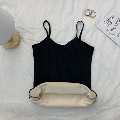 Maieu zilnic cu bretele subțiri și decolteu spitz