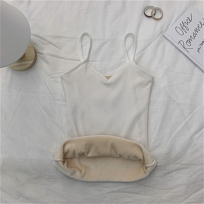 Maieu zilnic cu bretele subțiri și decolteu spitz