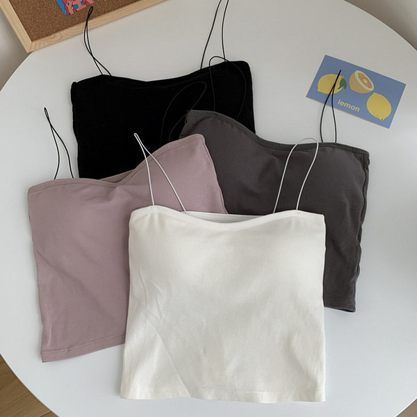 Maiou de vară de damă cu bretele subțiri