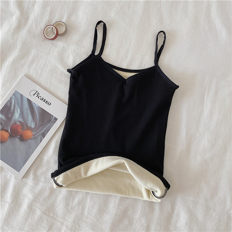 Maiou de damă de zi cu zi cu bretele subțiri