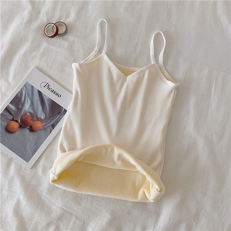 Maiou de damă de zi cu zi cu bretele subțiri