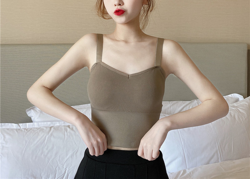 Maieu de dama cu bretele subtiri - model scurt