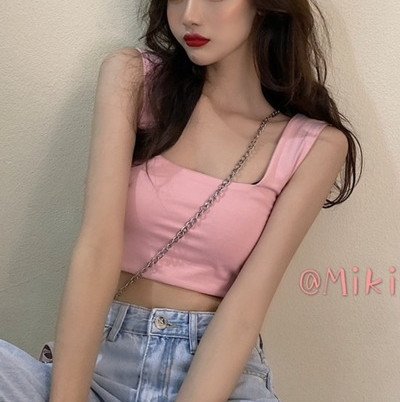 Maieu scurt de damă cu bretele largi