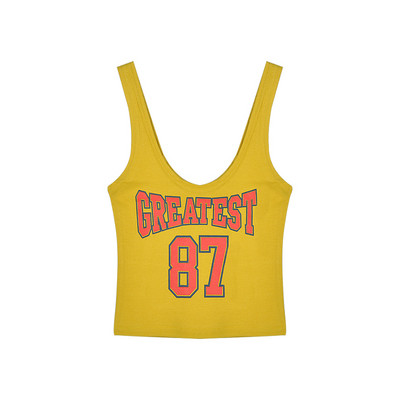 Maieu casual dama model nou cu inscriptie si bretele late