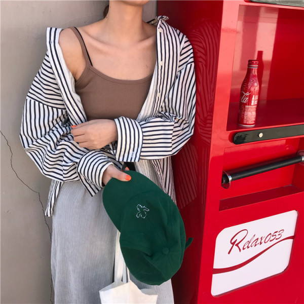 Maieu elastic de dama cu bretele subtiri