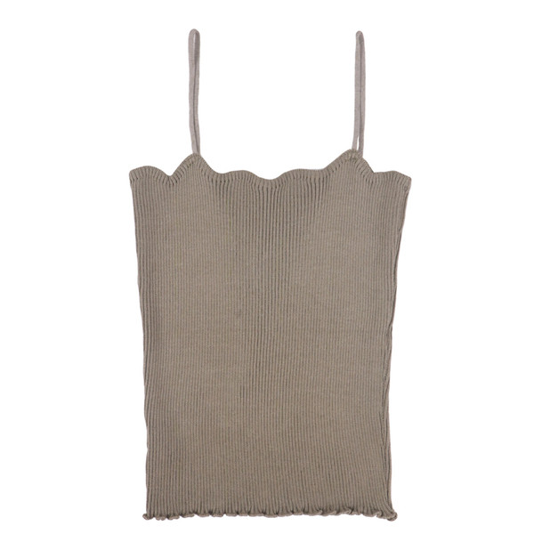 Maiou din catifea, cu bretele subțiri