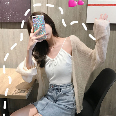 Maieu de damă tricotat cu cravate