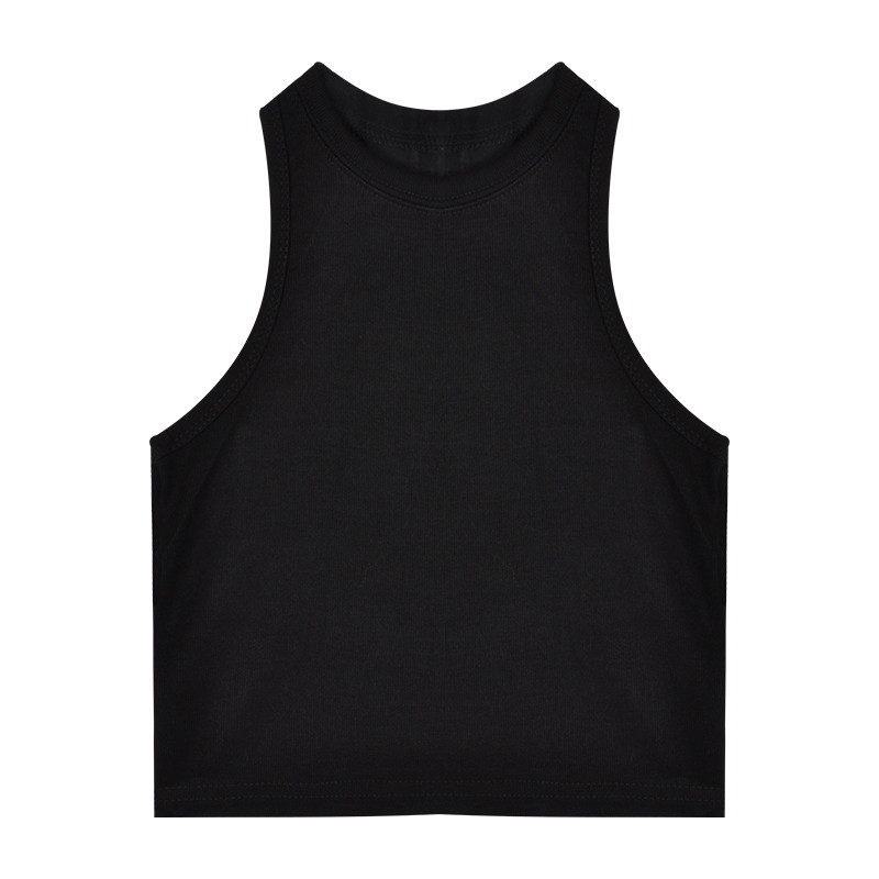 Maieu scurt pentru femei, tricotat, cu decolteu oval