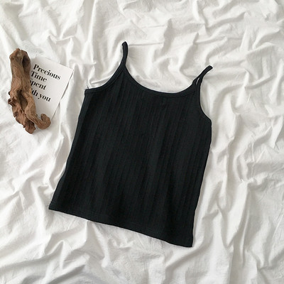 Γυναικείο φανελάκι απλό μοντέλο με λεπτούς ιμάντες σε διάφορα χρώματα