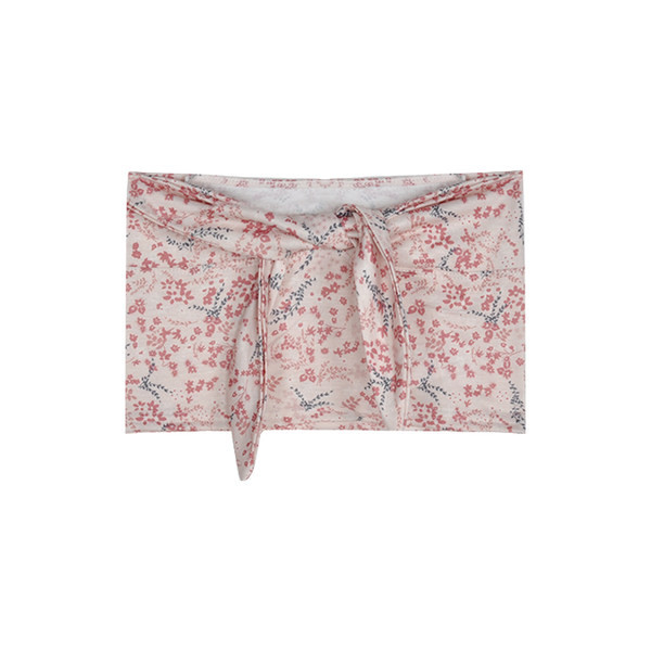 Bustieră color de zi cu zi pentru femei, cu imprimeu color și cravate