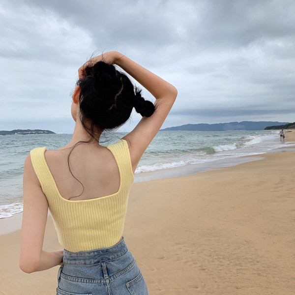 Maieu casual dama de culoare galbena