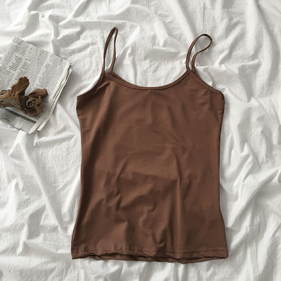 Ženska ležerna majica na tanke naramenice - u više boja