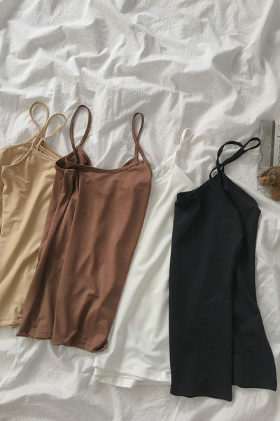 Ženska ležerna majica na tanke naramenice - u više boja